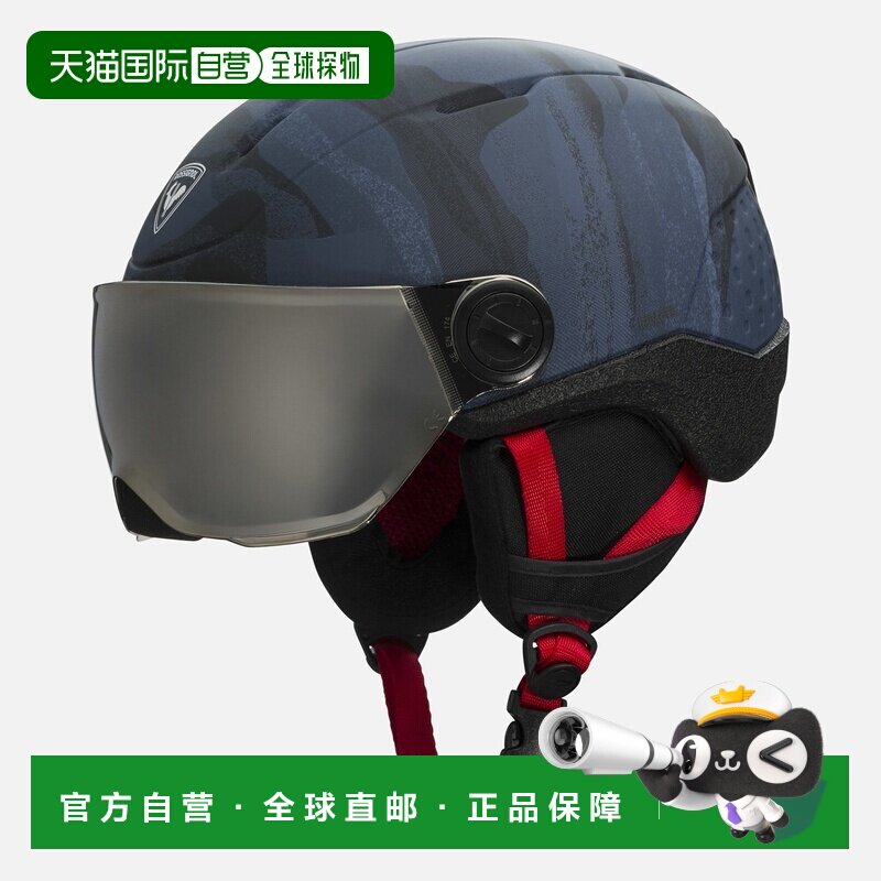 自营欧洲直邮ROSSIGNOL Whoopee Visor Impacts儿童带镜滑雪头盔 - 实物图