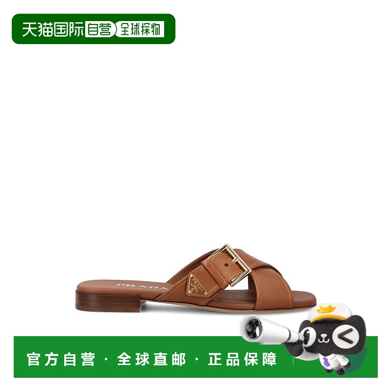 香港直邮PRADA 女士凉鞋 1XX778248F0054P26 SS2026 棕色 Prada S