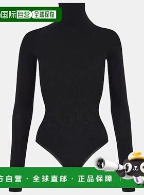 1h可退 香港直邮潮奢 Alaia 女士 Second-skin 连体衣 black黑色