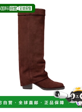 香港直邮Fendi Minerva 粗跟长筒靴 8W8566QK9