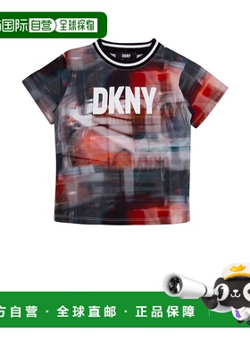 1h可退 香港直邮潮奢 Dkny 唐可娜儿 女童 T恤童装 D25E68Z40