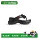 欧洲直邮BALENCIAGA 女士黑色人字拖 Jibbitz™ 2025新品 Crocs™