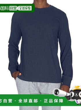 自营Unsimply Stitched Super Soft Crew T-Shirt - blue 美国奥