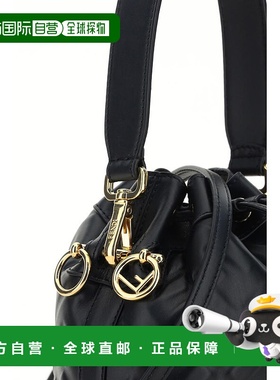 香港直邮FENDI 女士斜挎包 8BS093ANWTF0KUR AW2025 黑色 Mon Tre