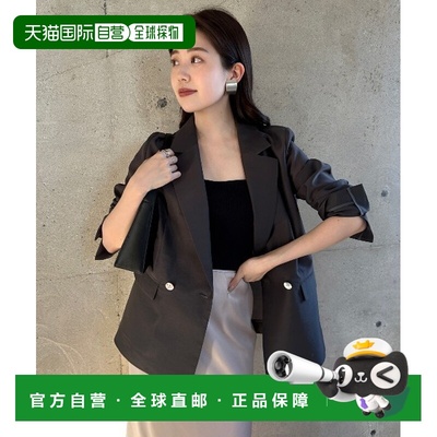 1h可退 日本直邮anuans女士透气薄纱双排扣外套 15252010460