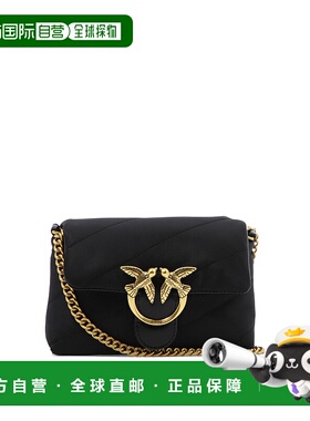 香港直邮PINKO 女士斜挎包 1P22ZDA05FZ99Q AW2022 黑色手提包