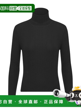 香港直邮DIOR 女士针织毛衣 414S82AM125X9000 CO 黑色 羊绒高领