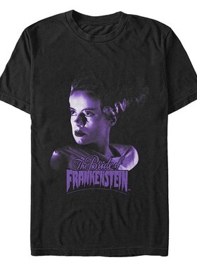 Fifth Sun|环球怪物男款《科学怪人的新娘》肖像短袖 T 恤