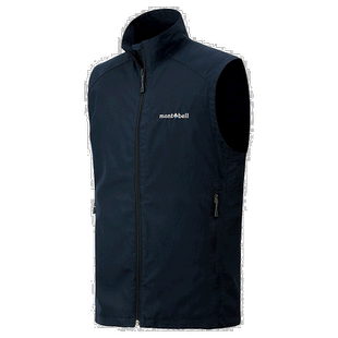 日潮跑腿Montbell蒙贝欧男士背心马甲O.D.简约舒适1103253