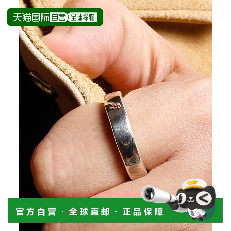 1h可退 日本直邮HARIM 男女同款 The Good Ring 2 OX 黑氧化银925