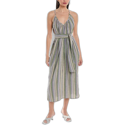 Mara Hoffman Sydney 长裙 - 紫色 连衣裙【美国奥莱】性感直发