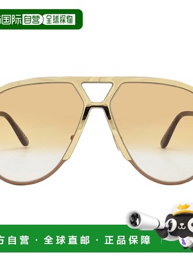 自营Tom Ford Xavier Brown Gradient Pilot Men's Sunglasses FT