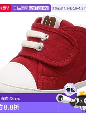 【日本直邮】MiKiHOUSE 婴儿鞋 10-9381-453 红色 11.0 cm 2E牛仔