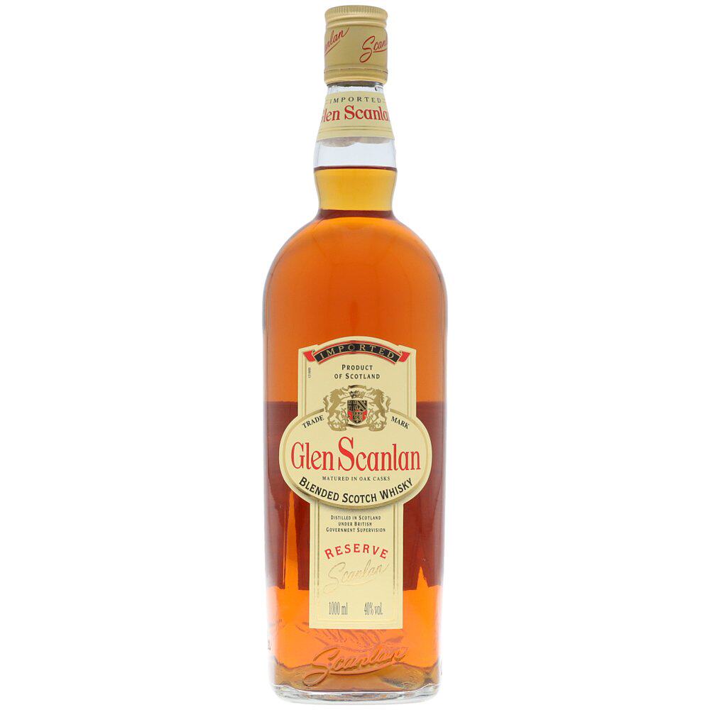 欧洲直邮glen scanlan格兰沙朗威士忌40%1L法国原装进口洋酒