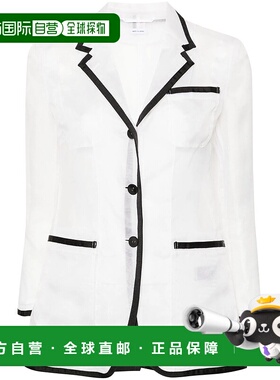 香港直邮THOM BROWNE 女士夹克 FBC927B05762100 SS2025 白色