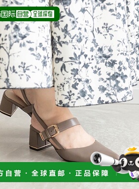 日本直邮Randa 金色部件后带绑带高跟鞋 RA041BW14838 金色凉鞋