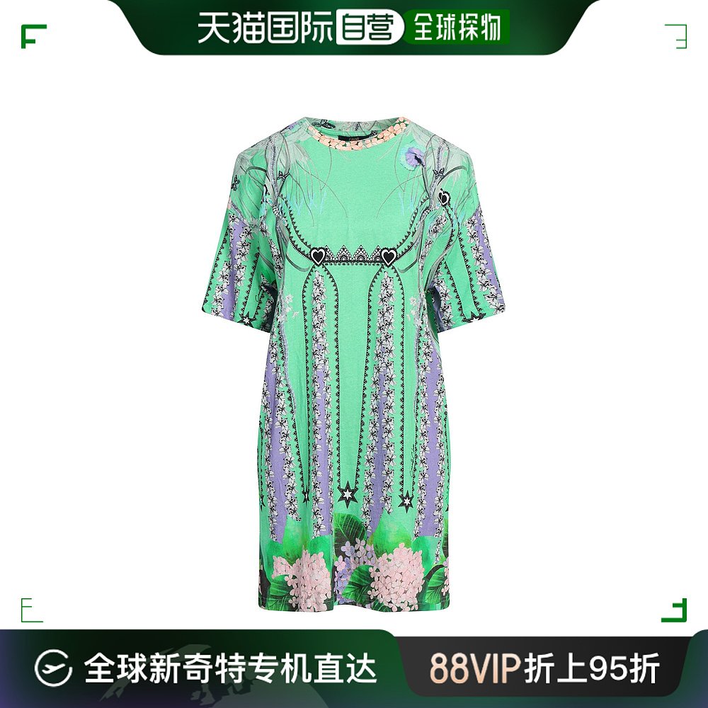 香港直邮潮奢 Cavalli Class经典卡沃利女士短款连衣裙
