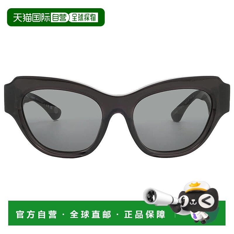 自营Burberry Dark Grey Cat Eye Ladies Sunglasses BE4423 4112