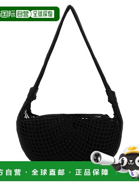 香港直邮LEMAIRE 男士斜挎包 BG0128TP0006BK999 CO 黑色 Croissa