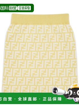 香港直邮Fendi 针织半身裙 JFG201AQUH包臀裙a字裙