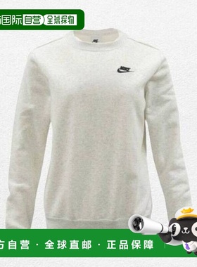 韩国直邮NIKE 长袖 T 恤 JQJ DQ5474-051 女式抓绒圆领毛衣耐克