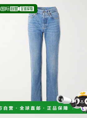 1h可退 香港直邮潮奢 Saint Laurent 圣罗兰 女士 Nico 低腰牛仔