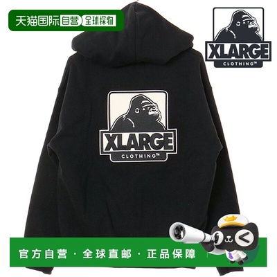 日本直邮XLARGE 男士 OG Box 拉链连帽卫衣 [101261012001 SS26]