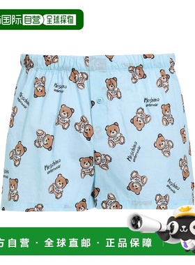 1h可退 香港直邮Moschino 莫斯奇诺 男士 平角内裤 blue蓝色 舒适