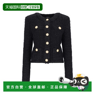 巴尔曼 Balmain 女士 圆领长袖 DF1 1h可退 休闲夹克 香港直邮潮奢