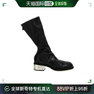 香港直邮潮奢 Guidi 鬼帝 女士 拉链短筒靴 789ZIXBLKTBlack