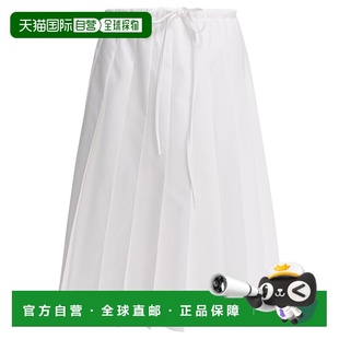 褶裥中长半身裙 1h可退 女士 普拉达 P145VX187PF0 香港直邮Prada