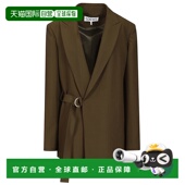 DRAPED 香港直邮LOEWE JAC SS2026 绿色 女士外套 S359Y03XAE4160