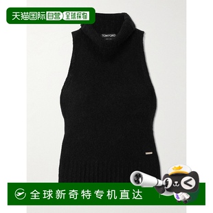 香港直邮Tom 汤姆 1h可退 Ford 羊绒真丝混纺高领上衣 福特 女士