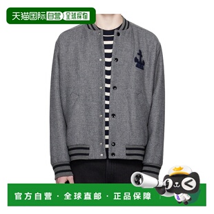 香港直邮A.P.C. 男士夹克 WVBEBM32010PLA AW2025 灰色 圆领长袖