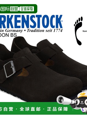 日本直邮BIRKENSTOCK LONDON BS (NARROW FIT) BLACK 1028078 黑