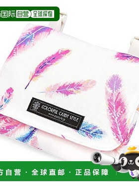 【日本直邮】Colorful Candy Style便携口袋大号粉色羽毛极光N601
