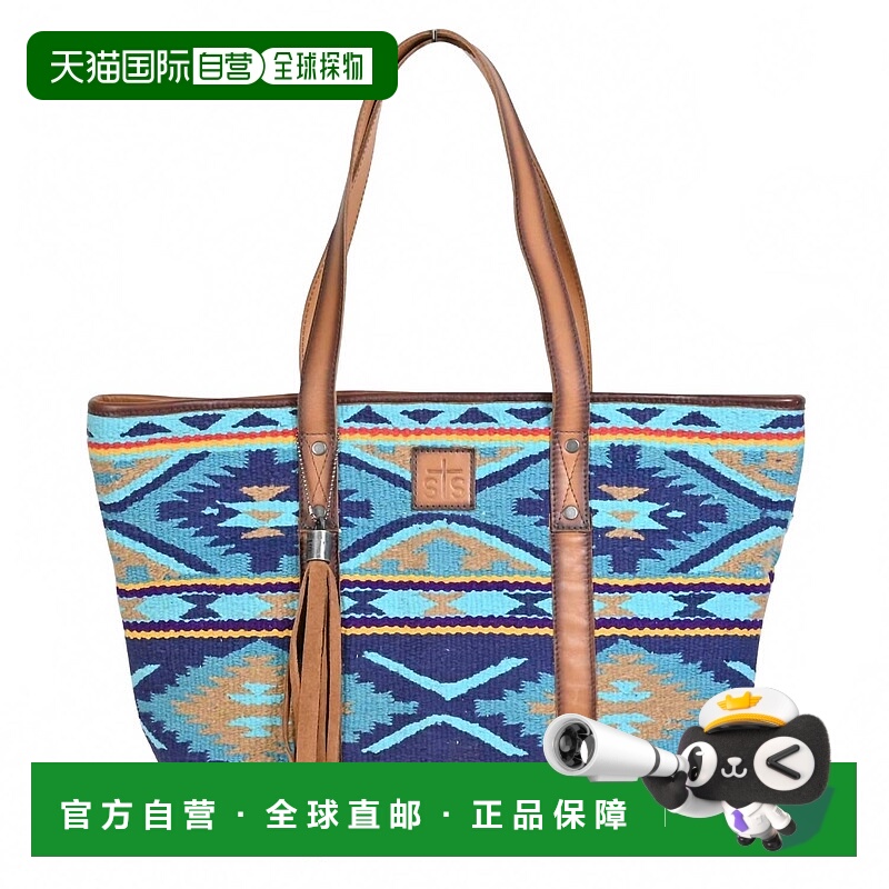 自营stsWomen's Mojave Sky Tote Bag In Blue Serape Pattern -