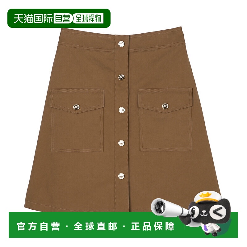 日本直邮Celine 女士棕色半身裙 rj04s 0668 04db JUPE COURTE PO