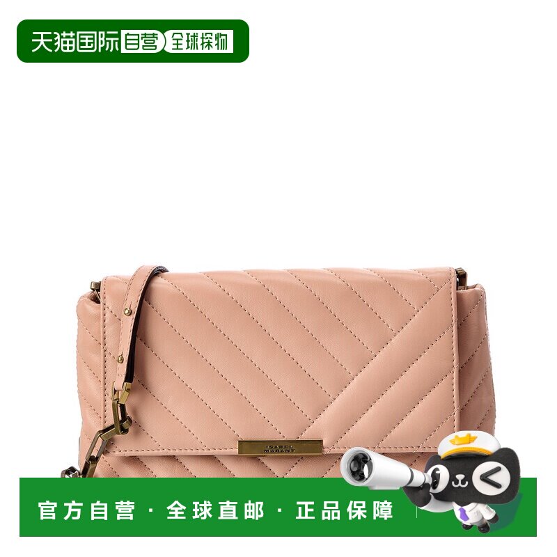 自营Isabel Marant皮革单肩包-粉红色 手提包斜挎包美国奥莱直发