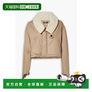 fleece teddy trimmed 短款 香港直邮AMIRI 带里衬棉质夹克 女士