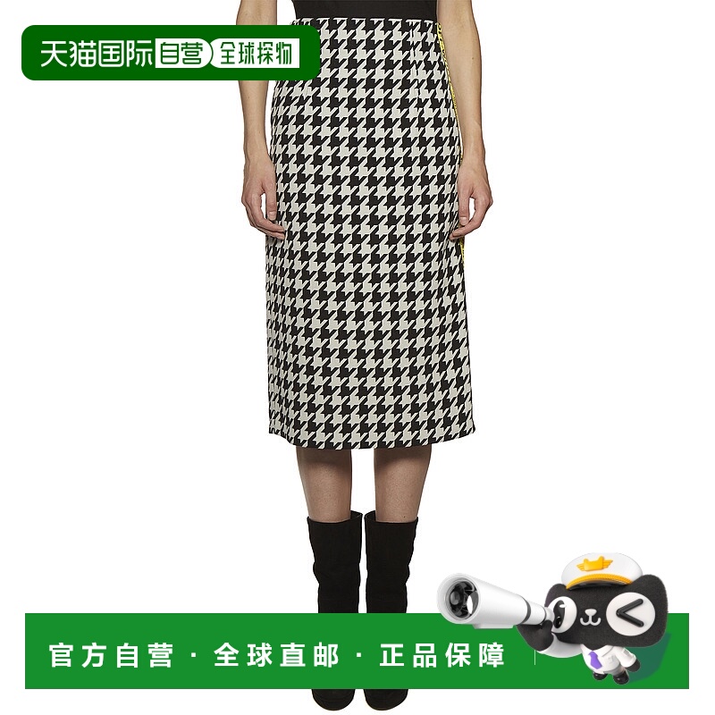 1h可退 香港直邮潮奢 Off-white 女士 PIED DE POULE LONGUETTE