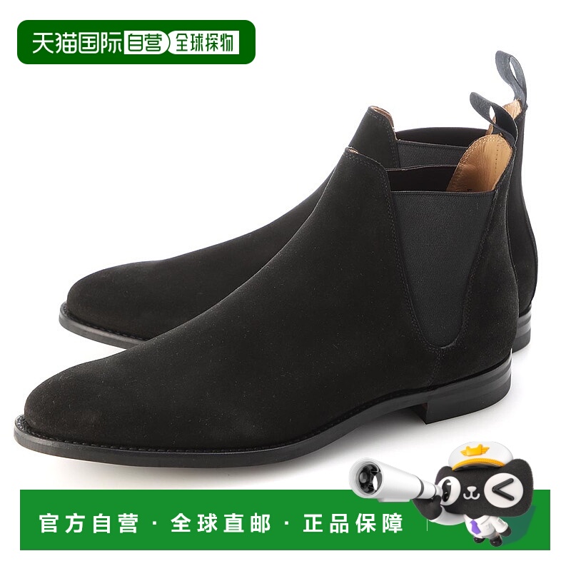 日本直邮CROCKETT&JONES Side Gore 靴子 靴子 chelsea8 绒面革 2