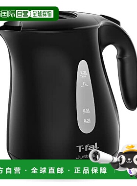 【日本直邮】T Fal电热水壶 大容量快速烧水1.2L 黑色 KO4908JP