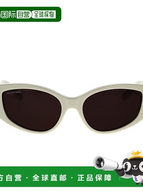 香港直邮BALENCIAGA 女士太阳镜 BB0258S003-0 SS2023 白色 BALEN