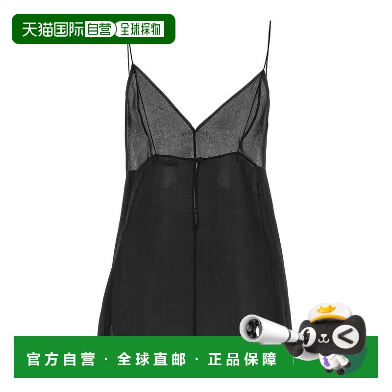 1h可退 香港直邮KHAITE 女士连衣裙 23963002W3002200 CO 黑色 Ta图片
