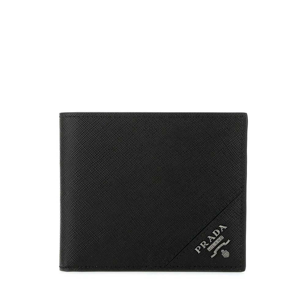 PRADA 男士钱包 2MO738QMEF0002-0 SS2025 黑色 PRADA WALLETS
