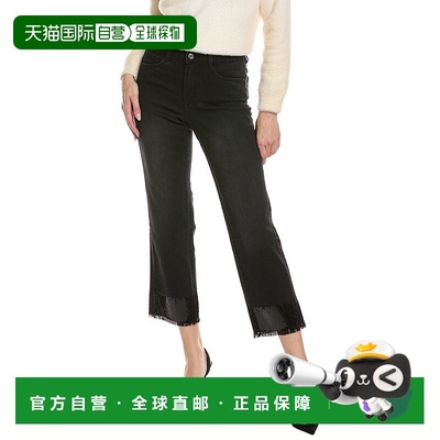自营 Joseph Ribkoff Straight Leg Jean - black 美国奥莱直发
