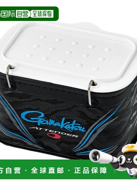 日本直邮Gamakatsu 诱饵容器 1 室黑色 (Attender) GM2559