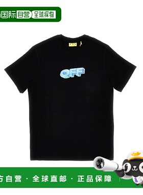 1h可退 香港直邮off-white 女童 米白T恤童装 OBAA002F25JER00G