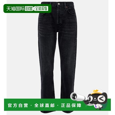 1h可退 香港直邮AGOLDE 女士 Parker 长款中腰直筒牛仔裤